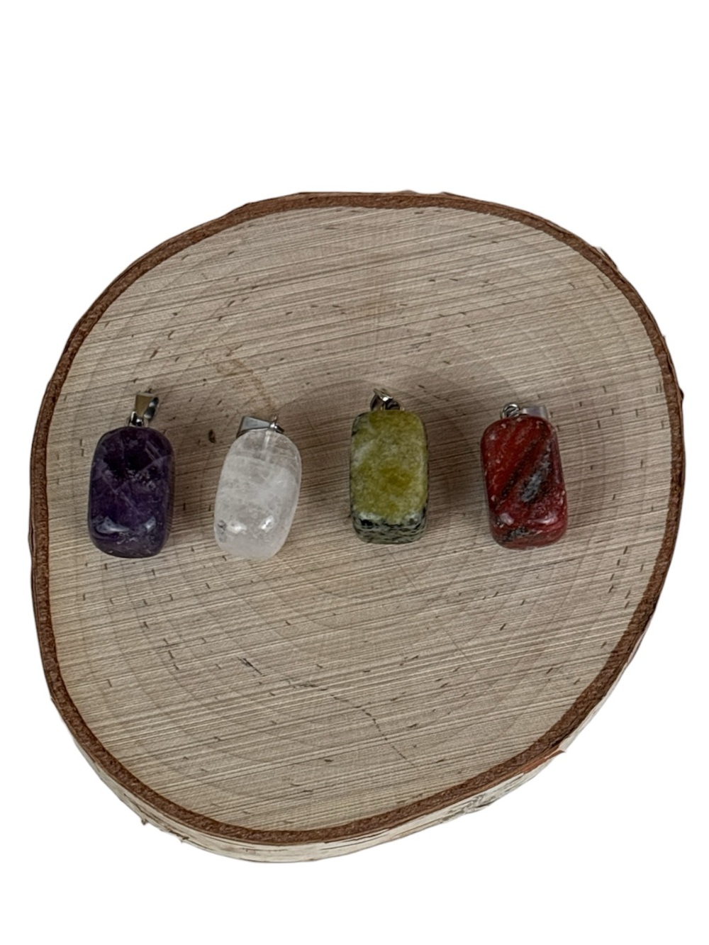 Bohemian Natural Gemstone Pendant Multi Color lot of 4